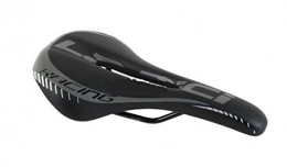 Mandelli Bicycle Bike Saddle MTB Mod.labici Black/Grey With Hole Anatomical Hull in Cr-Mo