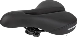 Marathon mountain bike saddle for adult, La Gazzetta dello Sport, easy to adjust and with universal fastening, with central hole