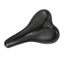 MCBEAN Mountain Bike Seat MCBEAN Bike Seat Cushion with Warning Tail Light Mountain Bicycle Saddle Waterproof Leather Thick Silicone Cycle Seat Shock Absorber Comfortable Soft Wide Mat, Black