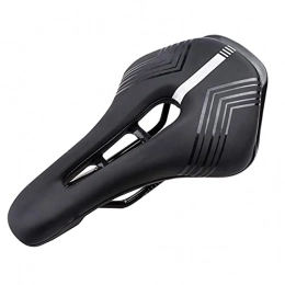 Zasole Spares Memory Foam Bicycle Saddle, Comfortable Bicycle Seat, Waterproof Padded Soft Bike Cushion Universal Fit Bicycle Seat for Women Men, Black