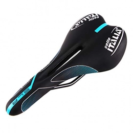 O-Mirechros Spares Men Road Bike Mountain Bike Open Pad Cover Leather Lightweight Race Cycling Saddle black blue