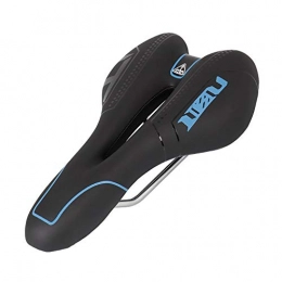 XIJE Mountain Bike Seat Men's bicycle saddle, mountain bike seat breathable and comfortable bicycle seat cushion, cushion, suitable for men's / women's road bikes and mountain bikes-blue