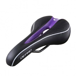 SHOULIEER Spares Men'S Bicycle Saddle Mtb Seat Cushion Road Bike Mountain Cycling Saddles Bike Parts Accessories Purple Black