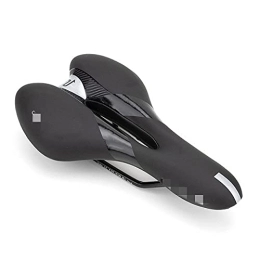 MENGzhu Spares MENGzhu Mountain Bike Saddle Memory Foam Cushion Seat Breathable Soft and Comfortable Cushion Bicycle Seat (Color : Black Silver-567)