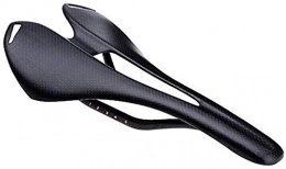 MGE Spares MGE 3K Full Carbon Fiber Comfortable Saddle, Mountain Bike Seat, Hollow Breathable Bicycle Seat (Color : A)