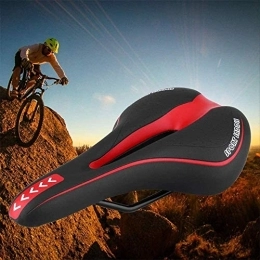 MGE Spares MGE Comfortable Bike Seat, Bicycle Saddle with Spring Suspension Breathable Silicone Seat Road Bike Saddle Mountain Bike Accessories