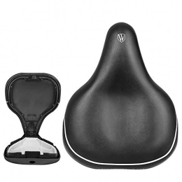 Mhwlai Bicycle saddle, bicycle cushion with storage mountain bike seat cushion shockproof waterproof saddle cover cycling bicycle accessories