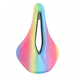MiOYOOW Mountain Bike Seat MiOYOOW Bike Saddle, Bicycle Seat Breathable MTB Saddle Colorful Hollow Cycling Seat Cushion for MTB Road Trekking Cross Bike Cycling