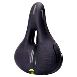 MISS YOU Mountain Bike Seat MISS YOU Road bike seat Bicycle cushion mountain bike comfortable saddle sponge saddle thickened hollow riding accessories (Color : B)