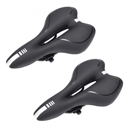 MMJJQWE Spares MMJJQWE 2Pcs Bike Saddle Lightweight, Bike Seat Breathable Comfortable Bicycle Seat with Central Relief Zone, for Road Bike and Mountain Bike