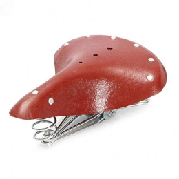 MOOLFN Spares MOOLFN Mountain Bike Saddle Comfortable Bicycle Cycling Classic Three-Spring Retro Leather Cushion Car Vintage Leather Cushion Comfort Leather Bicycle Saddle Seat With Springs