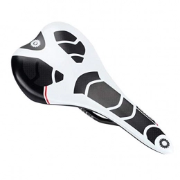 FDY Spares Mountain Bike Saddle 3K Full Carbon Fiber Bicycle Seat Unisex Suitable for Mountain Bikes And Road Bikes 270X129 Mm, matte white