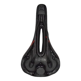 Allowith Spares Mountain Bike Saddle Bicycle Saddle With Flashing Leather Bicycle Saddle For Mountain Road Cycling Hollow Seat Cushion