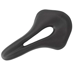 Shipenophy Spares Mountain Bike Saddle, Safe, Breathable Bike with Leather, Central Relief Zone and Ergonomic Design for Most Bike Men and Women