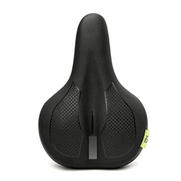 MisFun Spares Mountain Bike Seat for Men Women, Comfortable Bicycle Seat, With Memory Foam Dual Shock Absorbing Ball Replacement Soft Bike Saddle Cushion (Color : Black, Size : One Size)