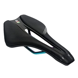  Mountain Bike Seat Mountain Bike Seat Super Light Weight Mountain / Road Bicycle Lightweight Comfortable Breathable PU Leather Hollow Saddle for Road Bike and MTB Bike Bike Parts, C