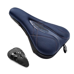 Mountain Land Waterproof Bicycle Saddle Cover Bicycle Slim Saddle Cover with Waterproof Saddle Protection for Most Bikes such as Road Bike Mountain Bike and Trekking Bike Blue