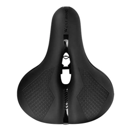 Msticker Spares Msticker Bike Seat Bike Thick Comfortable Hollow Saddle Road Bicycle Mountain Cushion Bike accessories (Black, One Size)