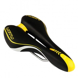 O-Mirechros Spares MTB Gel Comfort Bike Bicycle Cycling Seat Cushion Pad Cover Anti-Slip Waterproof Cushion YELLOW