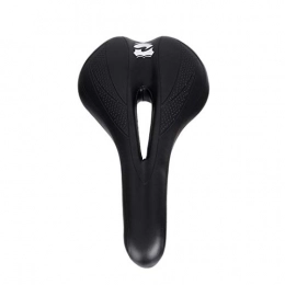 RatenKont Mountain Bike Seat MTB Hollow Breathable Racing Bicycle Saddle Soft PU Cycle Mountain Bike Seat Comfortable Wide Road Bike Cushioned Hot BLACK