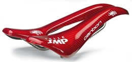 SMP Mountain Bike Seat MTB / Trekking Sattel Selle SMP Carbonrot, 263 x 129 mm, 165g