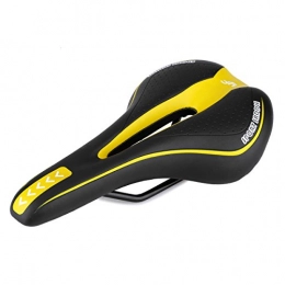 MTBHOME Spares MTBHOME Memory Foam Cushion Padded Bicycle Seat Breathable Anatomic Relief Bike Saddle for Mountain Bike and Road Bike (Yellow)
