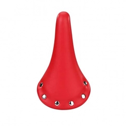 MTYD Spares MTYD Bike saddle, PU leather, high density silicone cushion, applicable road, mountain bike, 28 x 15 x 5cm red.