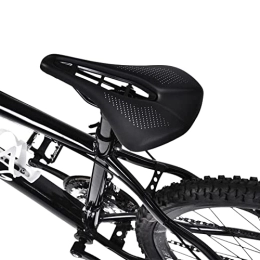 NCONCO Mountain Bike Seat NCONCO Durable Black PU Leather Bicycle Cycling Seat Cushion Saddle For Mountain Road Bike
