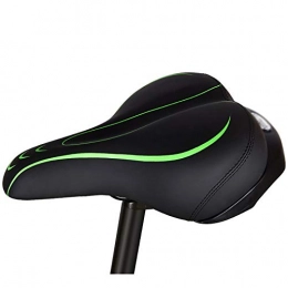 NEHARO Mountain Bike Seat NEHARO Mountain Bike Saddle Bicycle Seat Mountain Bike Comfortable Padded Seat Waterproof Riding Accessories MTB Mountain Bike (Color : Green, Size : 30x22x11cm)