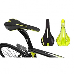 NIMYEE Spares NIMYEE Racing Bike Seat Saddle, Mountain Bike Seat Cycling Saddle Lightweight Saddles / Carbon fiber sitting bow / Fits MTB Mountain Bike / Road Bike, Yellow
