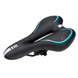 NWB Mountain Bike Seat NWB Bike Seat, Comfortable Bicycle Saddle with Reflective Strip, Wear-Resistant PU Leather MTB Saddle-Breathable Waterproof, for Mountain Bikes Road Bikes and Outdoor Bikes