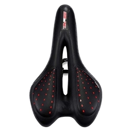 NXW Spares NXW Mountain Bike Seat Comfort Soft Waterproof Universal Replacement Memory Foam Soft Gel Bike Saddle With Central Relief Zone And Ergonomics Design Fit Bicycle Seat For Women Men, Red