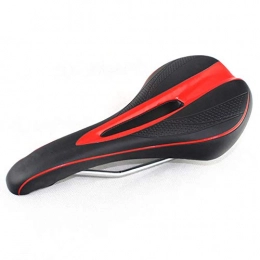 OhLt-j Mountain Bike Seat OhLt-j Mountain Bike Saddle, Comfy Bike Saddle Professional Mountain Bike Gel Saddle MTB Bicycle Cushion, Cycle Seat for Men, Soft Bike Saddle (Color : Red)