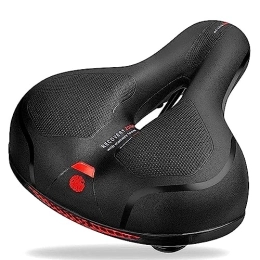ONESPORT Electric Bike Seat, Wide Bicycle Saddle Replacement Memory Foam Padded Soft Bike Cushion, Bicycle Seat Universal Fit for Mountain E-Bike and Comutering EBike