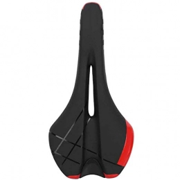 Outdoor Road Mountain Bike Bicycle Soft Hollow Cycling Saddle Cushion Pad Seat Bicycle Seat (K-10 中空款 实惠版-黑红)