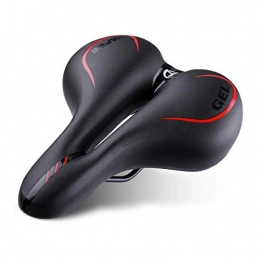 OUTERDO Mountain Bike Seat OUTERDO Comfortable Gel Saddle Mountain Bike Seat Breathable Comfortable Cycling Seat Cushion Pad with Central Relief Zone and Ergonomics Design Fit for Road Bike and Mountain Bike
