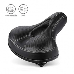 OUTERDO Spares OUTERDO Thicken Bike Saddle Elasticity Bike Seat Sponge Cycling Seat Breathable Comfortable Cushion Pad with Shockproof Spring Central Relief Zone and Ergonomics Design
