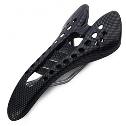 Ouuager-Home Spares Ouuager-Home Comfortable Men Women Bike Seat Carbon Fiber Bike Seat Mountain Bicycle Saddle Silica Gel Bike Seat Cushion Riding Cycling Accessories Bicycle Riding Equipment Soft Breathable