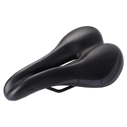 MYAOU Spares Oversized Comfort Bike Seat, Most Comfortable Extra Wide Soft Foam Padded Soft Bicycle Saddle Men Women Mountain Bike Wide Seat Retro Hollow Mtb