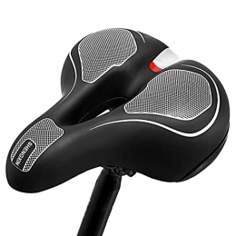 SJASD Mountain Bike Seat Oversized Comfort Shock Absorbing Bike Seat, Women Men Replacement Bicycle seat, Common Dimension Breathable Waterproof Bike Saddle for for BMX, MTB, Bicycle saddle