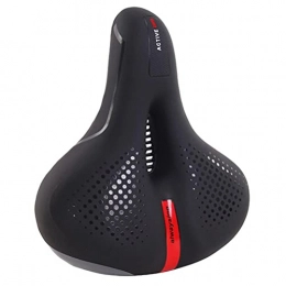 Ozgkee Mountain Bike Seat Ozgkee Bike Seat Comfortable Bicycle Saddle, Waterproof Bicycle Seat with Dual Shock Absorbing Bike Cushion Replacement with Tail Light for Padded Bikes, Mountain Cycle, City Bicycle