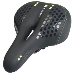 Padded Bicycle Saddle with Soft Cushion - Improves Comfort for Mountain Bike, Hybrid and Stationary Exercise Bike-Bicycle Seat 5 Tail Light Seat With Light Cushion