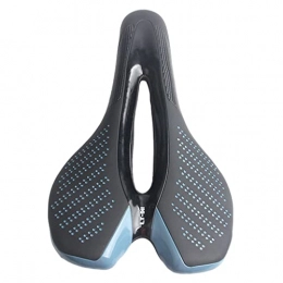 perfeclan Spares Perfeclan Mountain Bike Seat Cushion for Men Women, Bicycle Replacement Soft Saddle for MTB Exercise Outdoor Road Bike - black blue