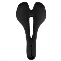 perfk Spares perfk PU Leather Carbon Fiber Bike Seat Saddle Replacement for Mountain Road Bicycles