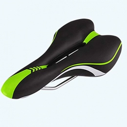 Pessica Mountain Bike Seat Pessica Bicycle comfortable thickened saddle Mountain bike PU leather seat saddle Hollow ventilation and breathable bicycle seat 280 * 140mm, D