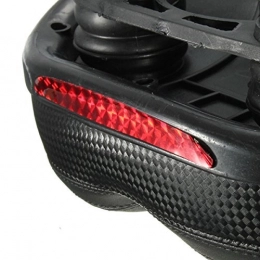 Philna12 Bicycle Seat Cushion Bike Shockproof And Reflector Saddle-Black