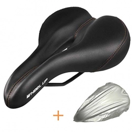 Pioneeryao Bike Saddle Road Bike Seat Replacement Bicycle Saddle for Men and Women Mountain Bike Comfortable Professional Soft Padded Bike Saddle including Rain Cover
