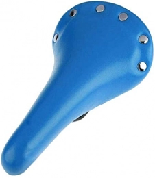 Plztou Vintage Retro Riveted Studs Bike Cushion Pad Race Fixed Gear Bicycle Saddle Seat Bicycle Saddle Bicycle Seat Rivet (Color : Blue)