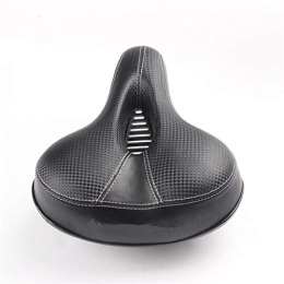 PPLAS Spares PPLAS Thicken Bike Bicycle Saddle wide Bicycle Seat MTB Hollow Cushion Sponge Soft mountain bike Cycling Saddle Sillin Selim Bicicle bicycle seats comfort men (Color : Black)