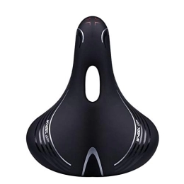 PPLAS Spares PPLAS Ultralight Bicycle Seat Saddle Shock Absorbing Hollow Bike Saddle Soft Mtb Cycling Road Mountain Bike Seat Bicycle Accessories bicycle seats comfort men (Color : Black)